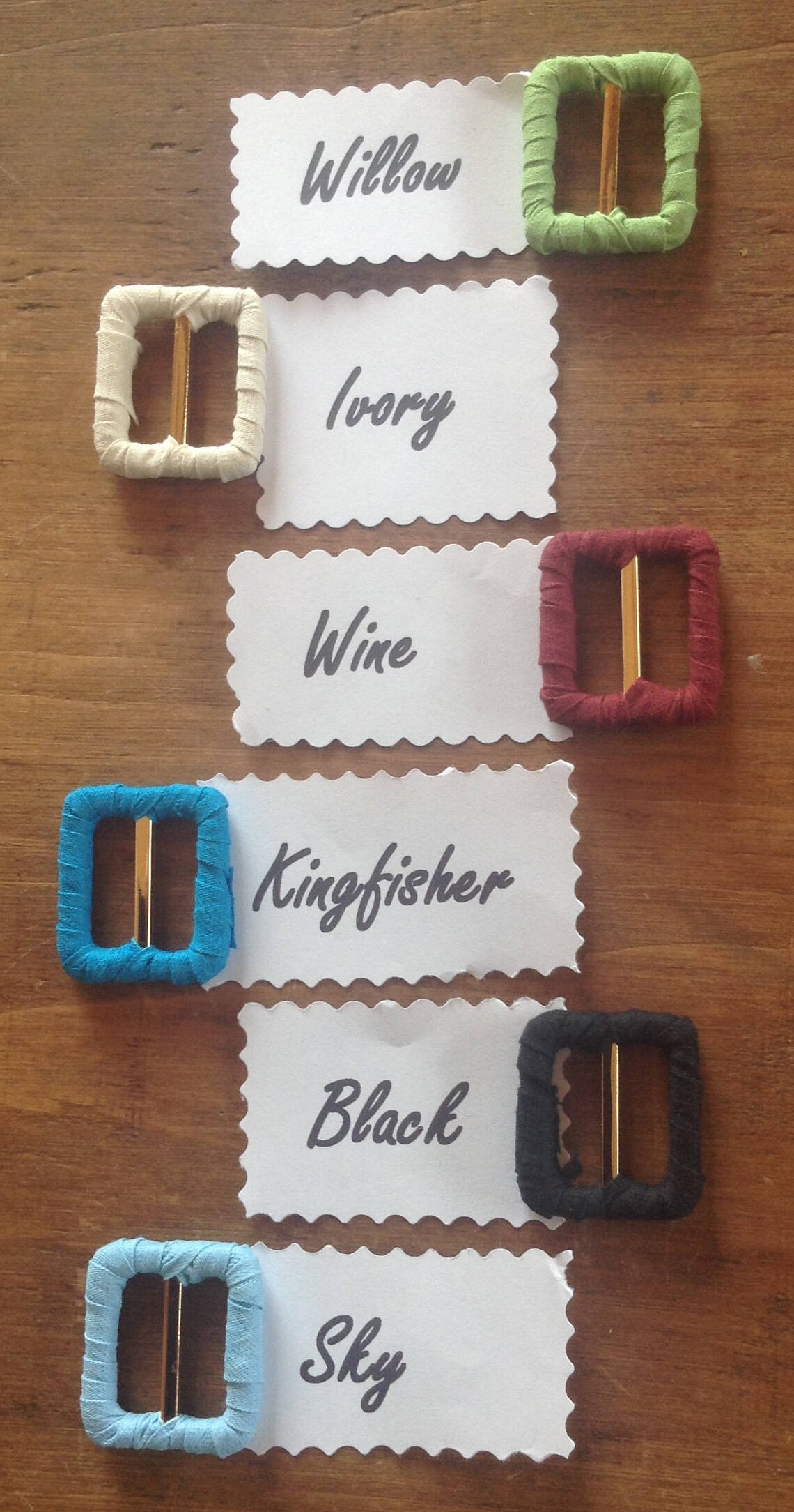 Small Rectangular Scarf Ring Scarf Holder Scarf Slider or Etsy