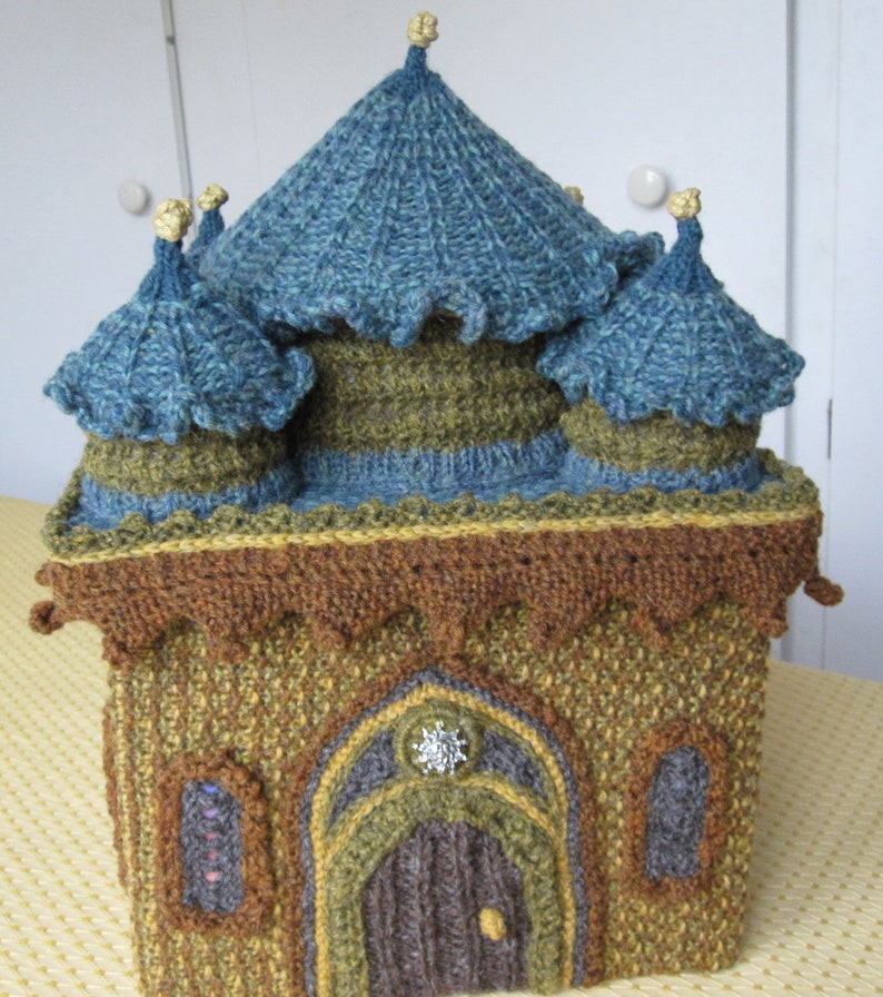 Castle box knitting pattern image 2