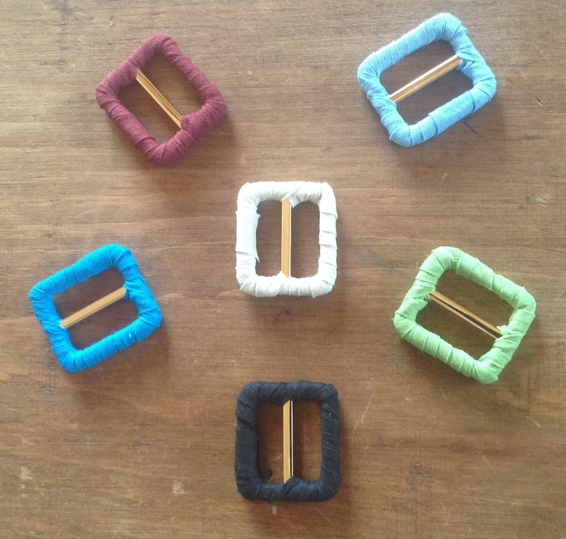 Small Rectangular Scarf Ring Scarf Holder Scarf Slider or Etsy