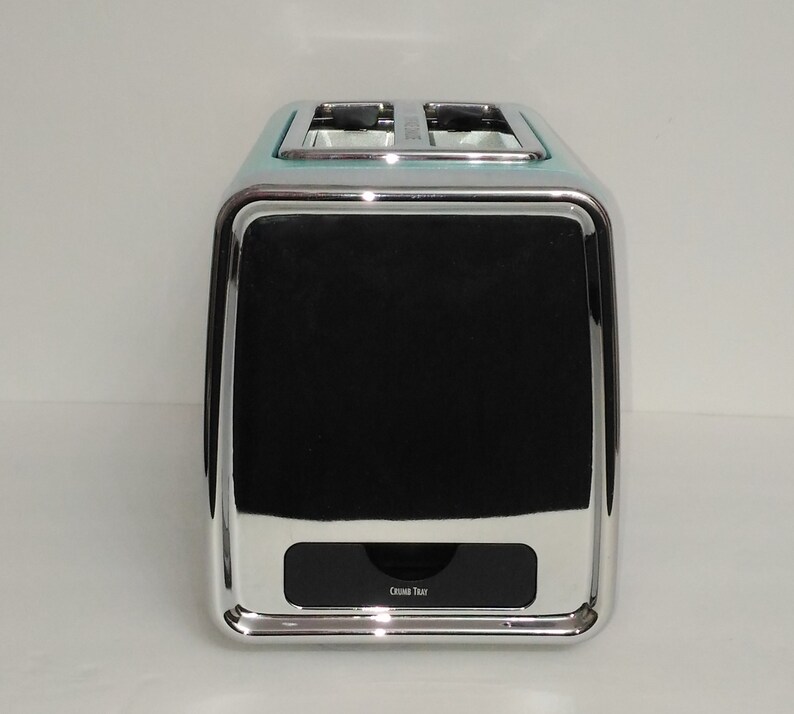 Mint Green Retro Toaster With Black Starburst wide Slot Etsy Norway