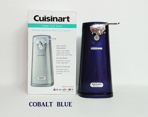 Cobalt Blue Cuisinart Deluxe Electric Can Opener ,cobalt Blue Kitchenaid  ,cobalt Blue Appliances, Heavy Duty Can Opener 