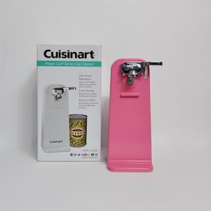 Bubble Gum Pink Cuisinart Electric Tall Can Opener, Bubble Gum Pink  Cuisinart, Pink Retro Kitchen, Pink Appliances