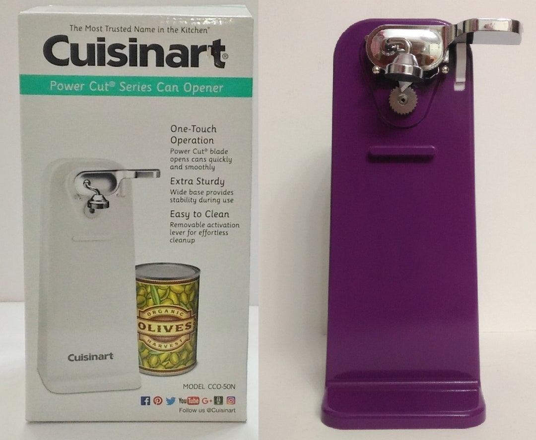 Purple Pearl Crush Cuisinart Deluxe Electric Can Opener, Purple Pearl Crush  Cuisinart Can Opener, Purple Pearl Crush Can Opener 