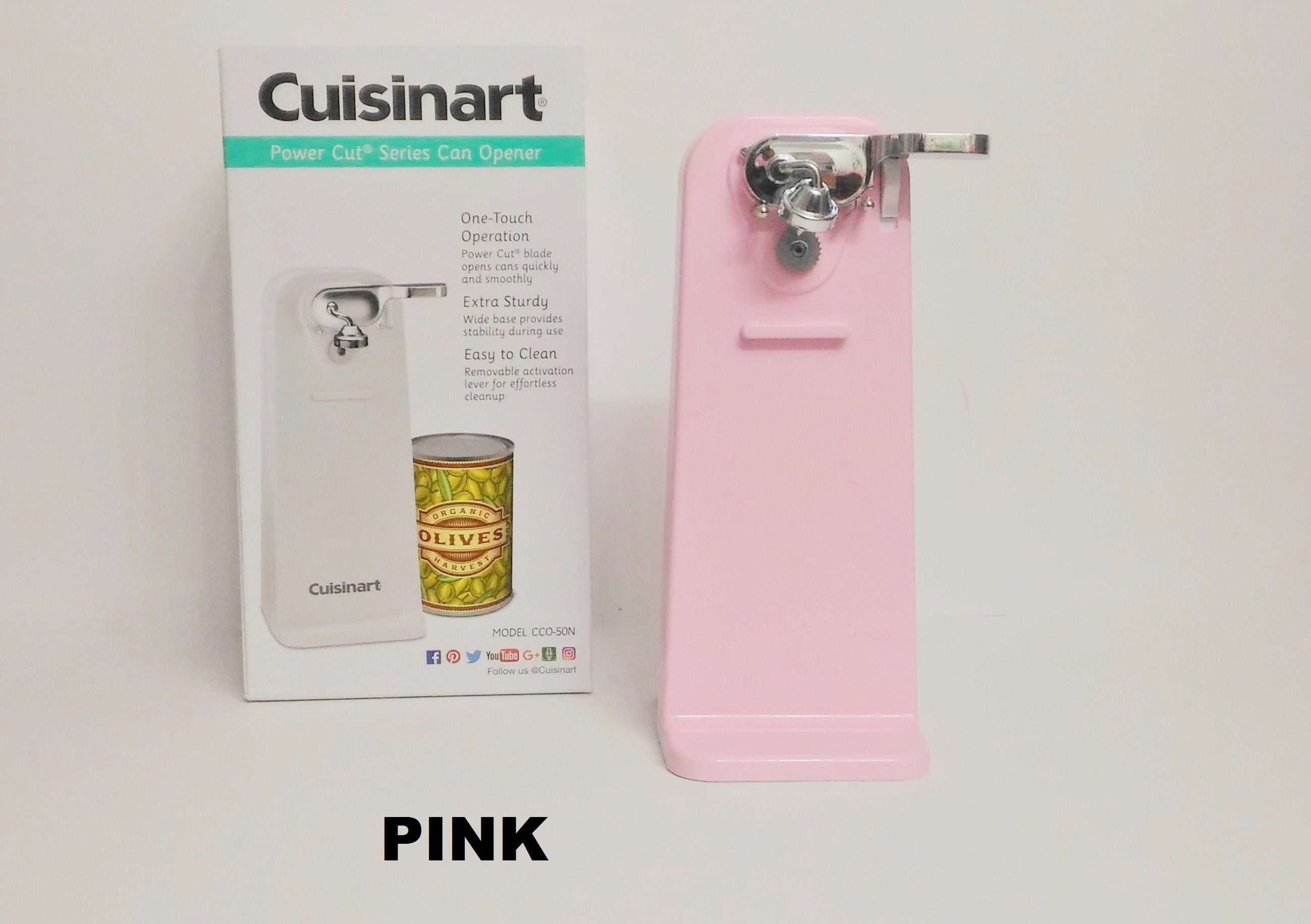 Pink Cuisinart Electric Tall Can Opener, Pink Kitchenaid , Pink