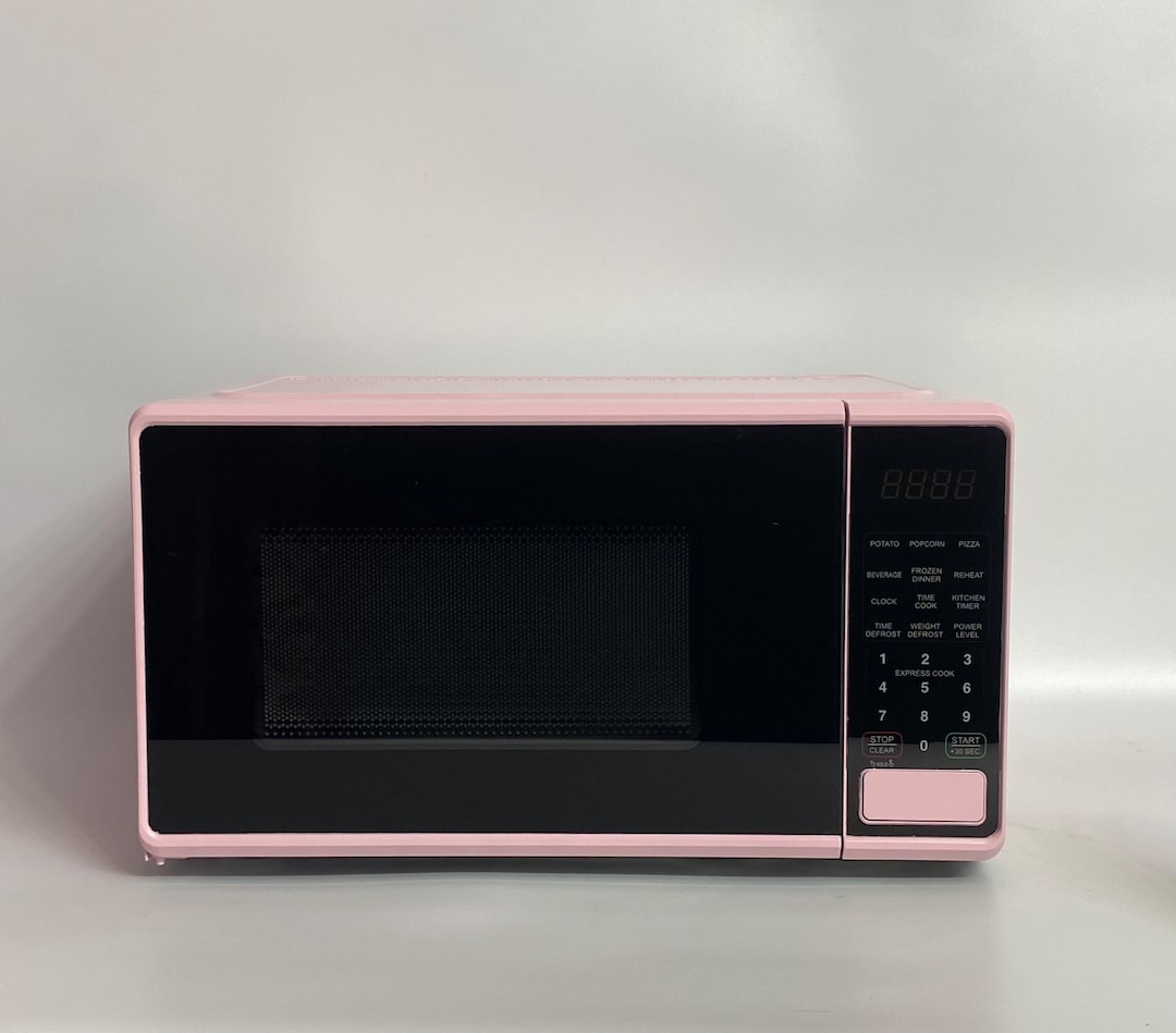 Microonde rosa, microonde Mainstays rosa, cucina shabby rosa,  elettrodomestici rosa, microonde da 900 Watt -  Italia