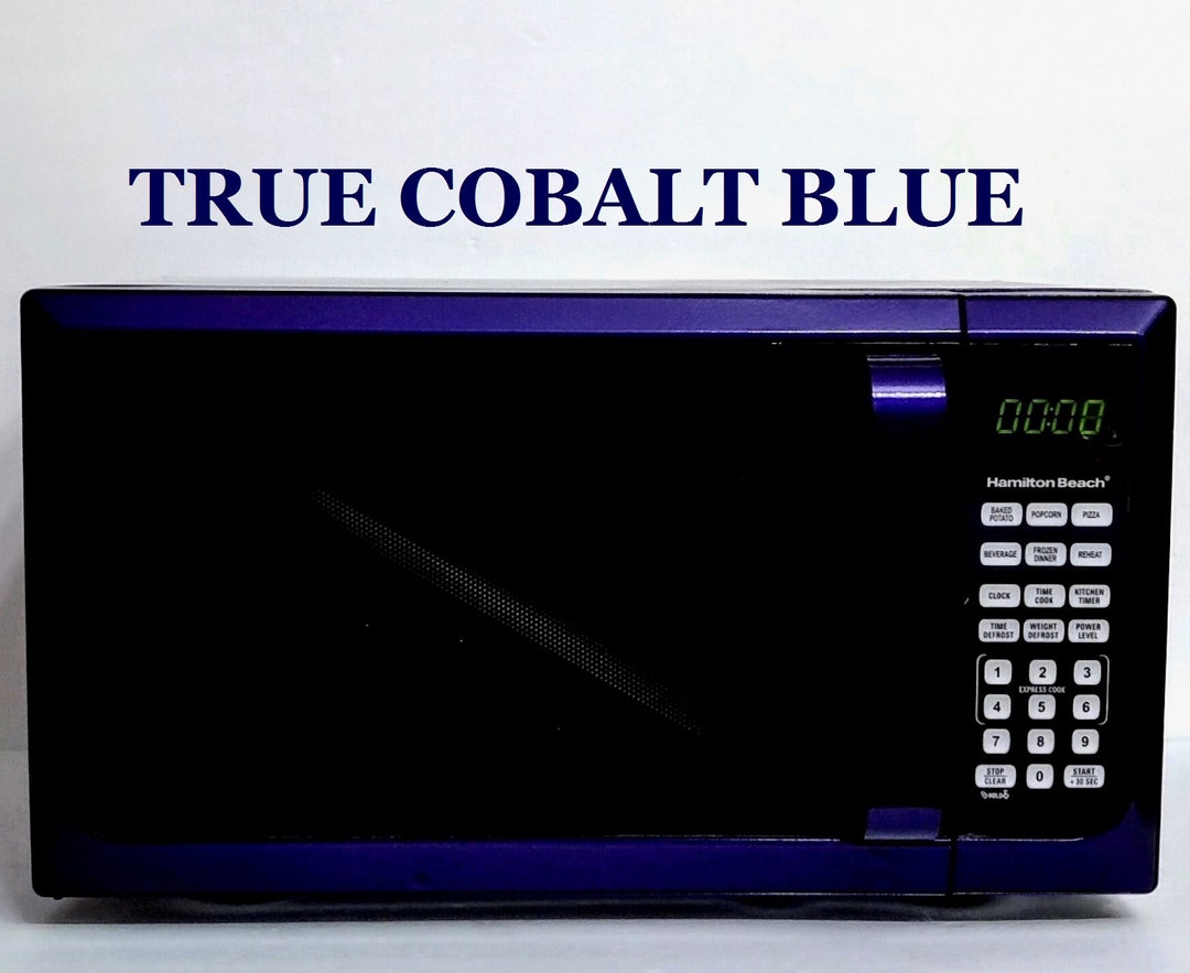 Cobalt Blue Hamilton Beach Microwave Oven, True Cobalt Blue Microwave