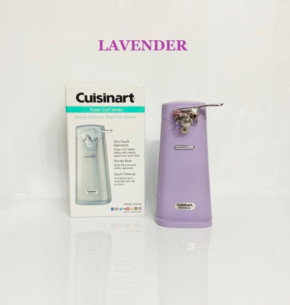 Lavender Cuisinart Deluxe Electric Can Opener , Cuisinart Deluxe