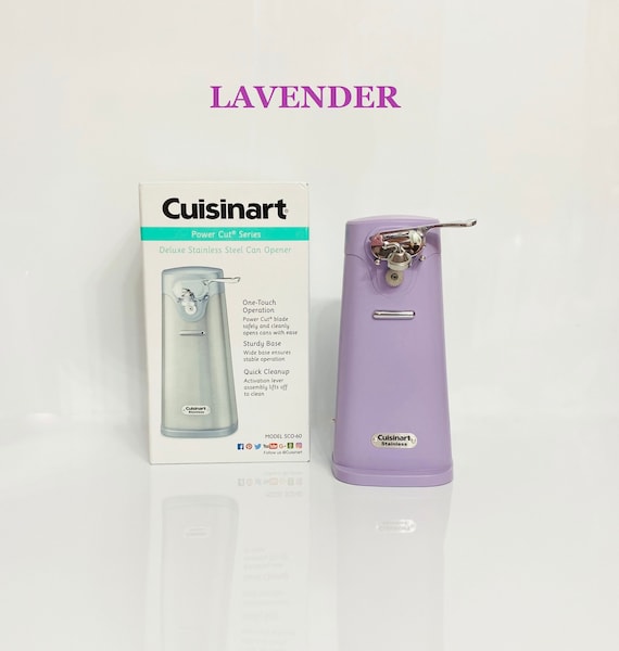 Lavender Cuisinart Deluxe Electric Can Opener , Cuisinart Deluxe Electric  Can Opener, Cuisinart Appliances 