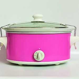 Barbie Rosa Stay or Go Hamilton Beach Crock-pot, Barbie Rosa Crock-pot, Barbie Rosa Långkokare, Shabby Chic Rosa Kök, Endast en tillgänglig