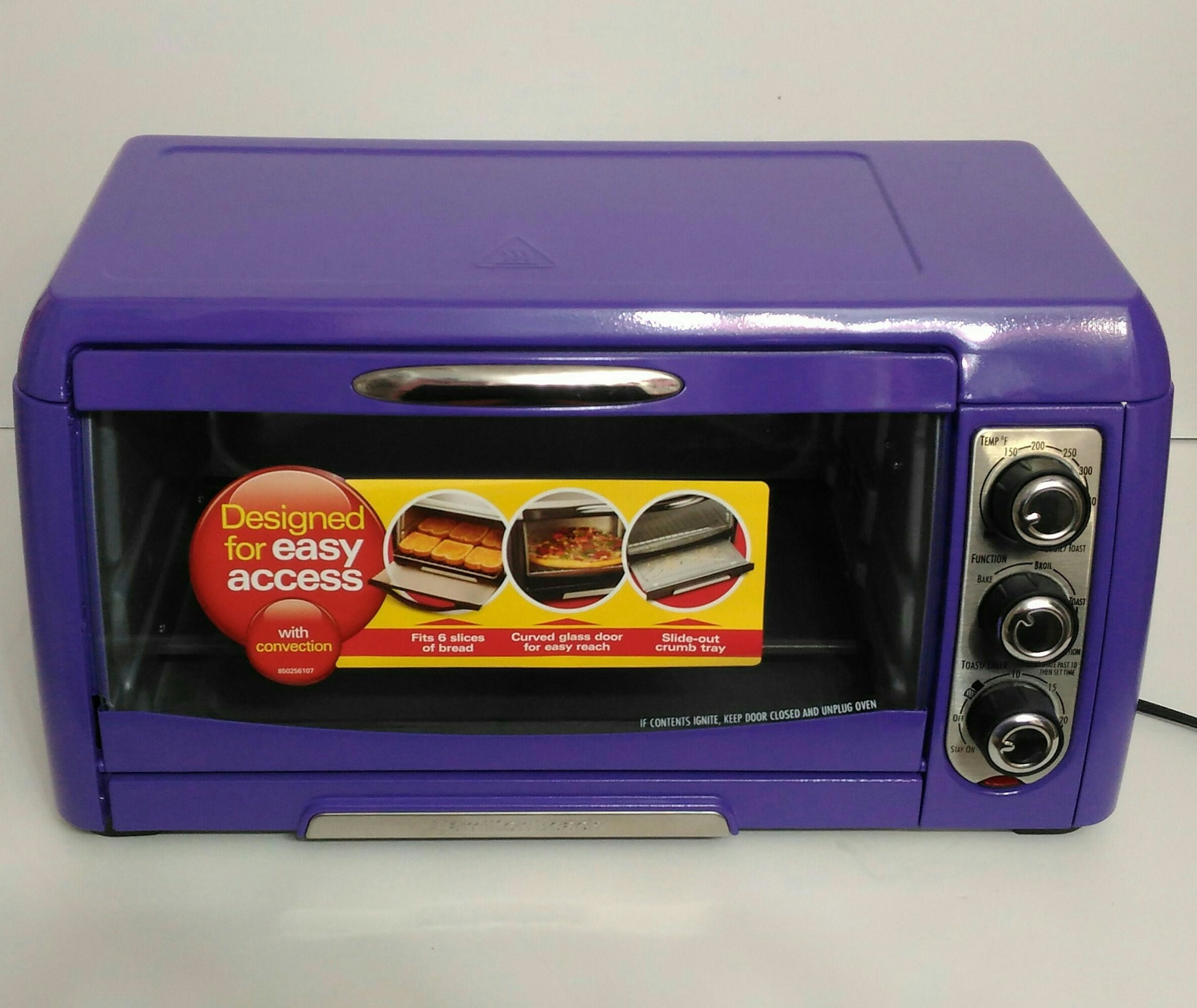 Grape Hamilton Beach Toaster Oven Convection Oven Purple Etsy