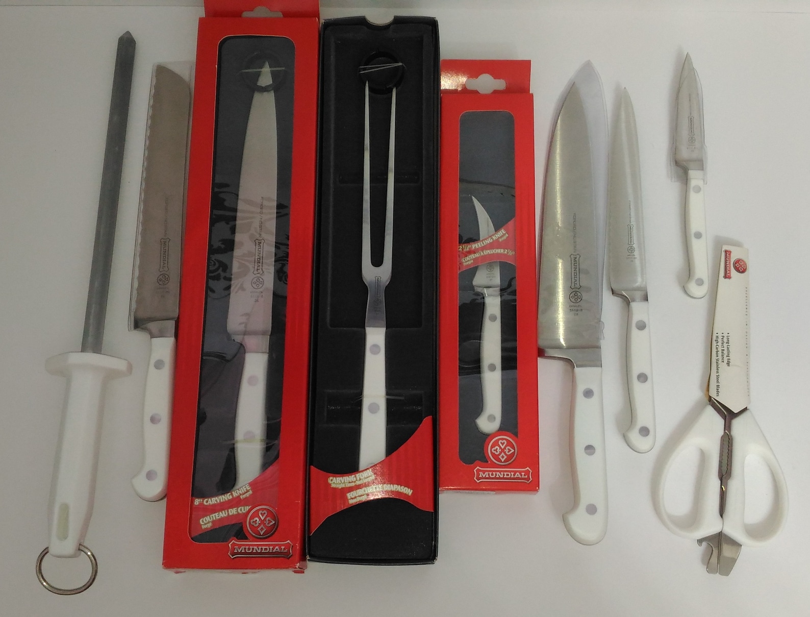 Mundial Knife Block Set Cobalt Blue Kitchenaid Mundial Knife Etsy