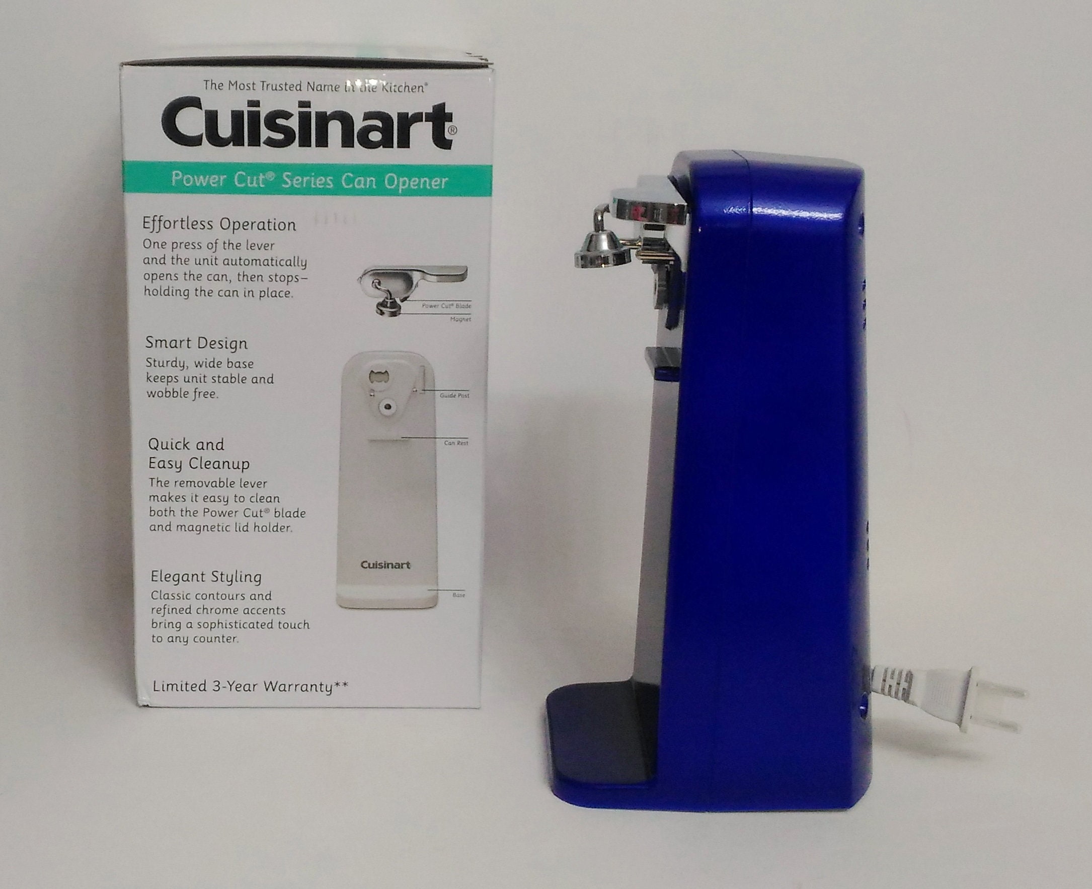 Cobalt Blue Cuisinart Deluxe Electric Can Opener ,cobalt Blue