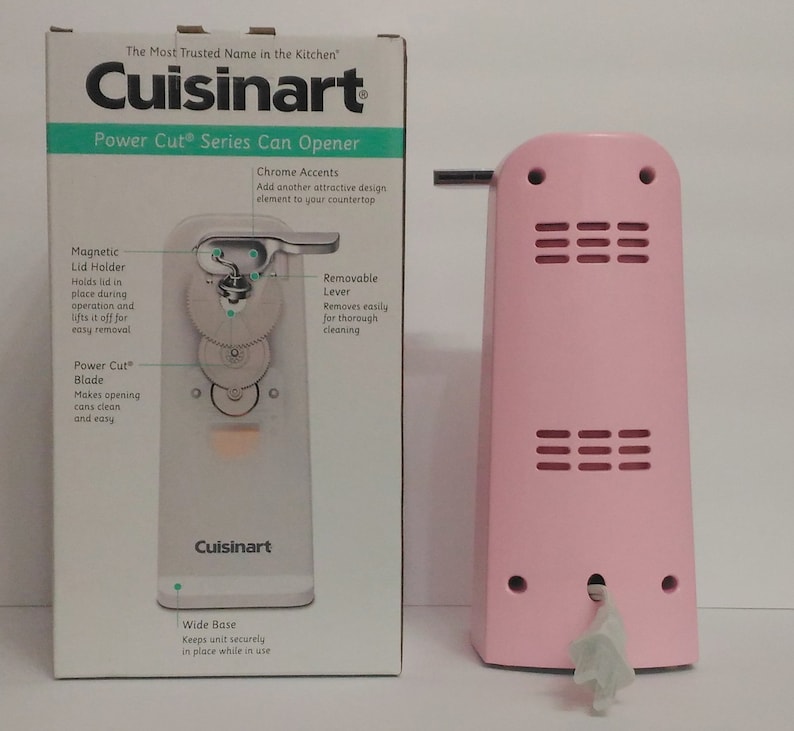 Pink Cuisinart Electric Tall Can Opener Pink Shabby Roses Etsy