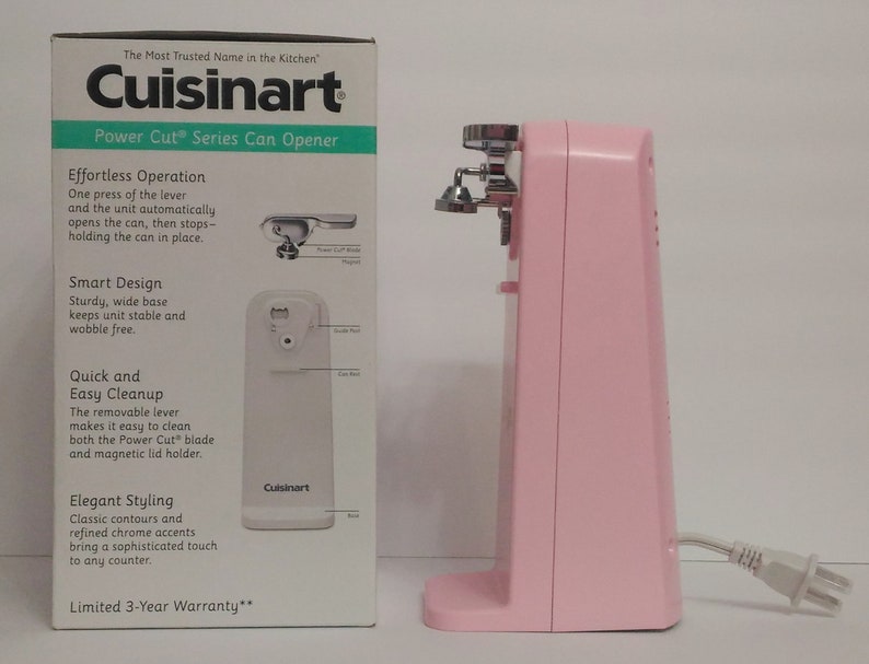 Pink Cuisinart Electric Tall Can Opener Pink Shabby Roses Etsy