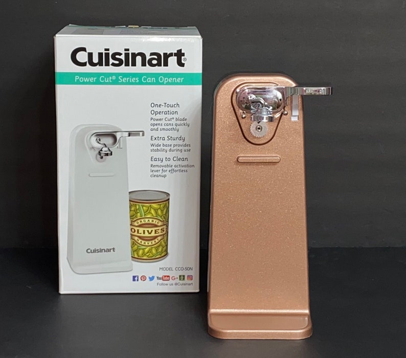 Rose Gold Cuisinart Electric Tall Can Opener Rose Gold Etsy