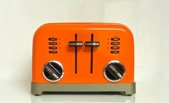 tilbede kollidere lejer Orange Retro Style Cuisinart Toaster Orange Cuisinart - Etsy