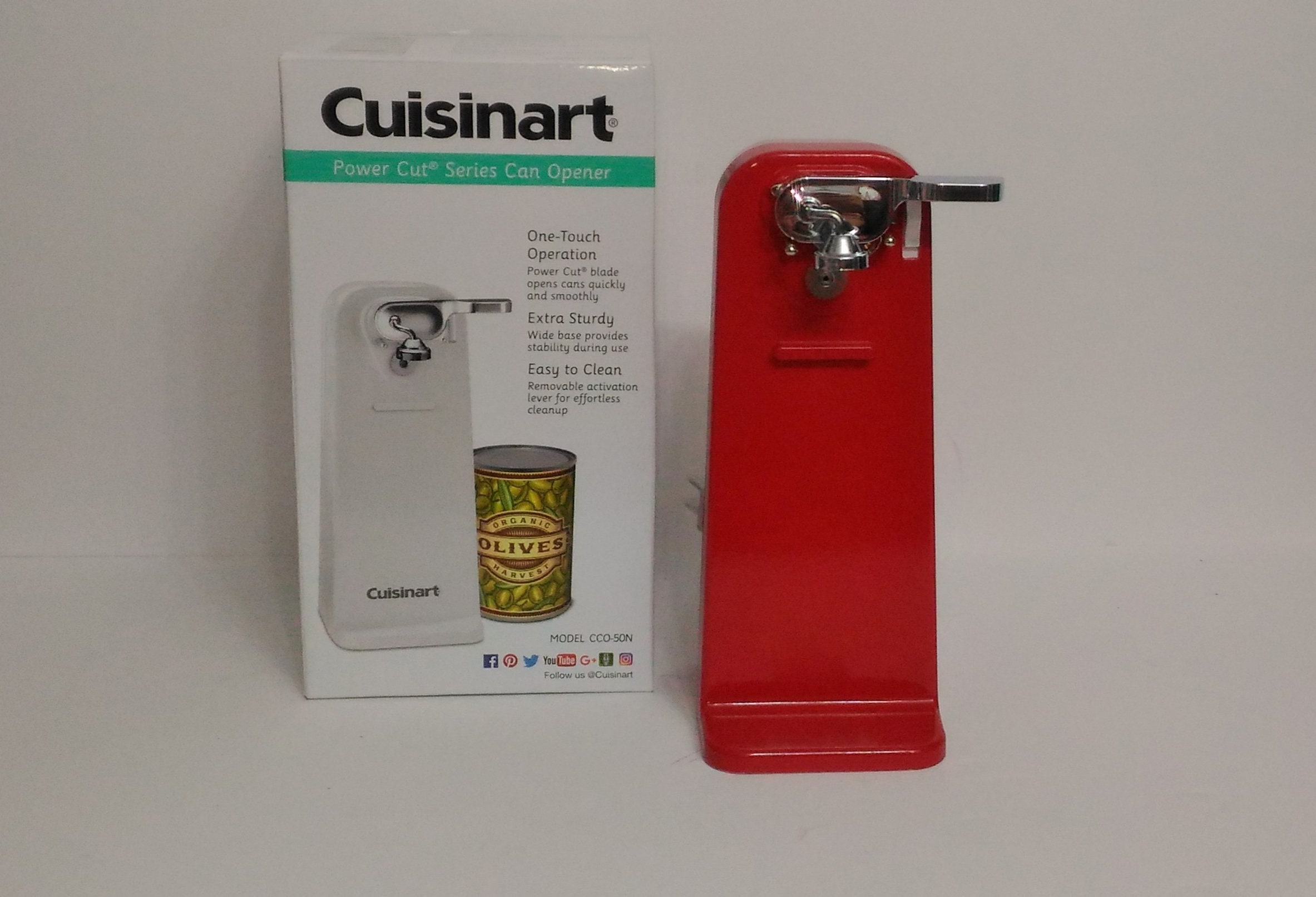 Empire Red Cuisinart Deluxe Electric Can Opener , Empire Red