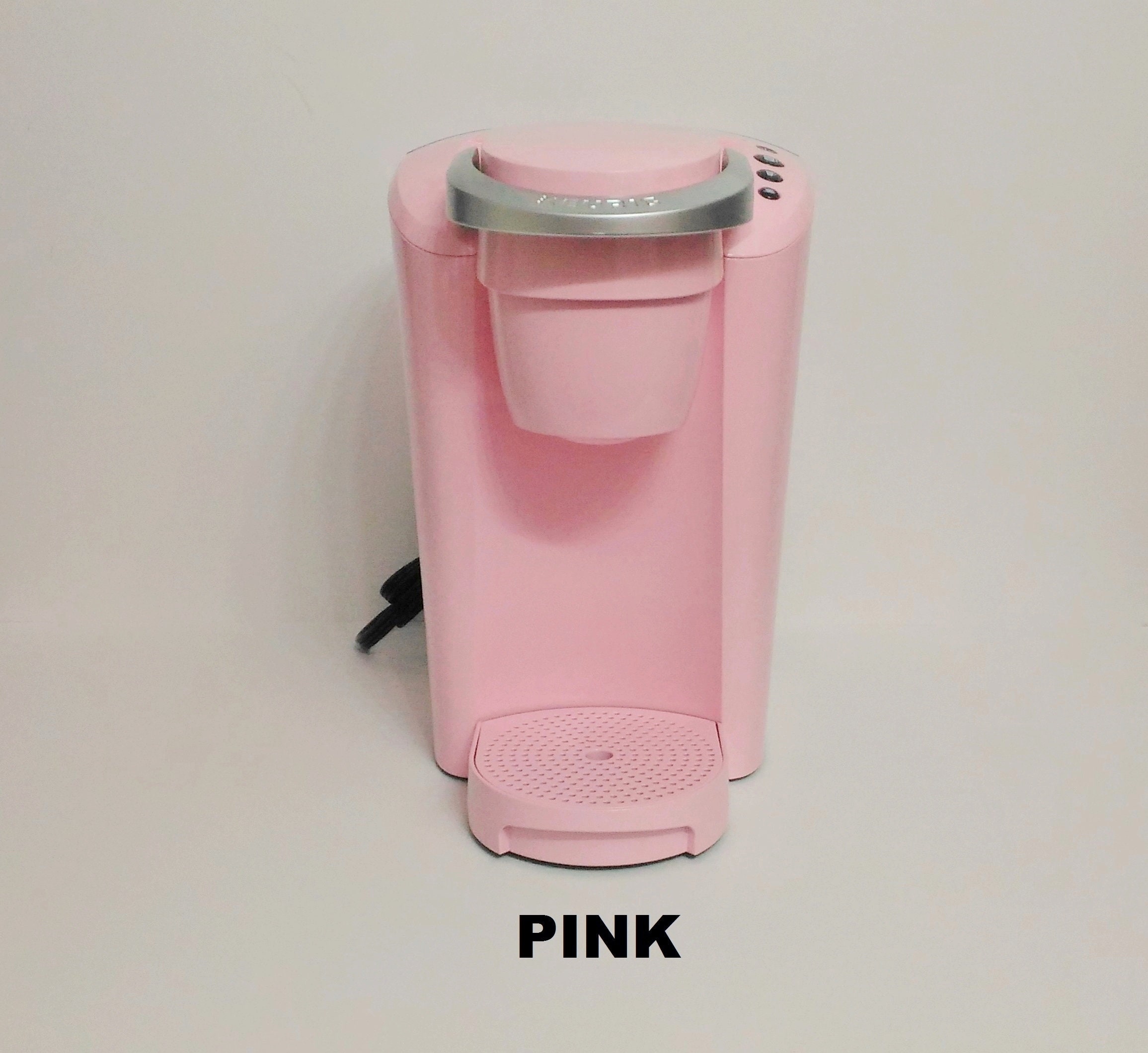 Keurig K10 and K15 Mini Plus Coffee Makers Flamingos on Pink