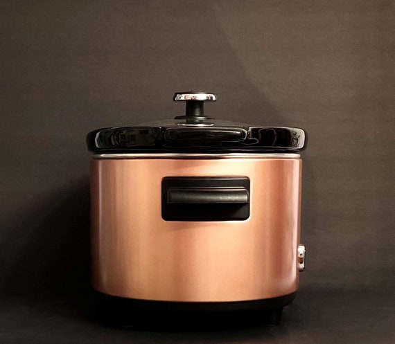 Crockpot 3 Quart Classic Slow Cooker Manual Control, Rose Copper