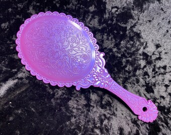 Specchio iridescente rosa, specchio La Bella e la Bestia, specchio iridescente