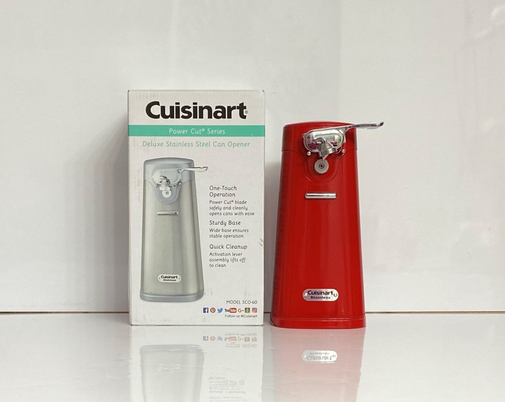 Cuisinart Deluxe Can Opener Brushed Stainless-Steel SCO-60 - Best Buy