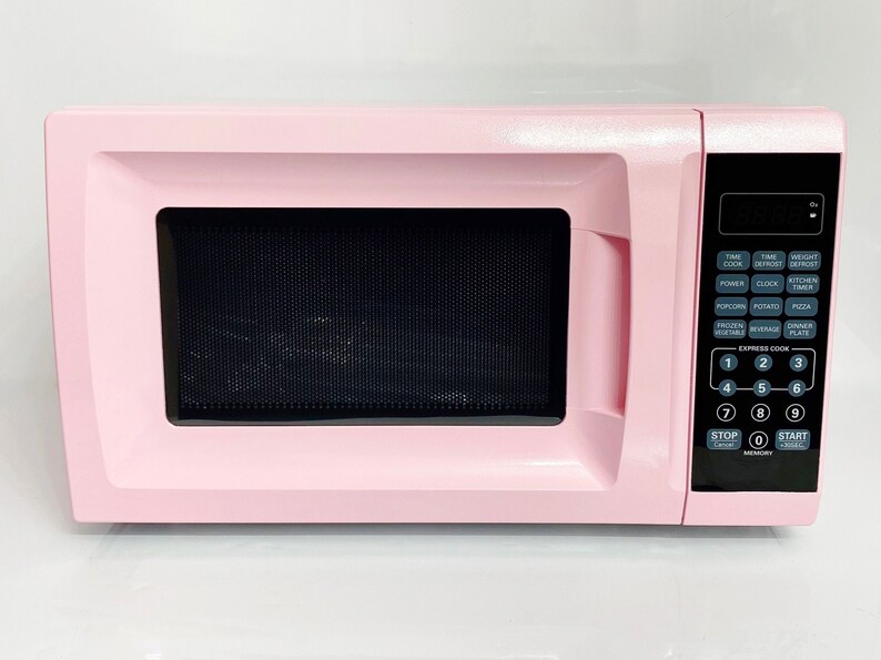 Pink Microwave Mainstays Pink Microwave Shabby Pink Etsy