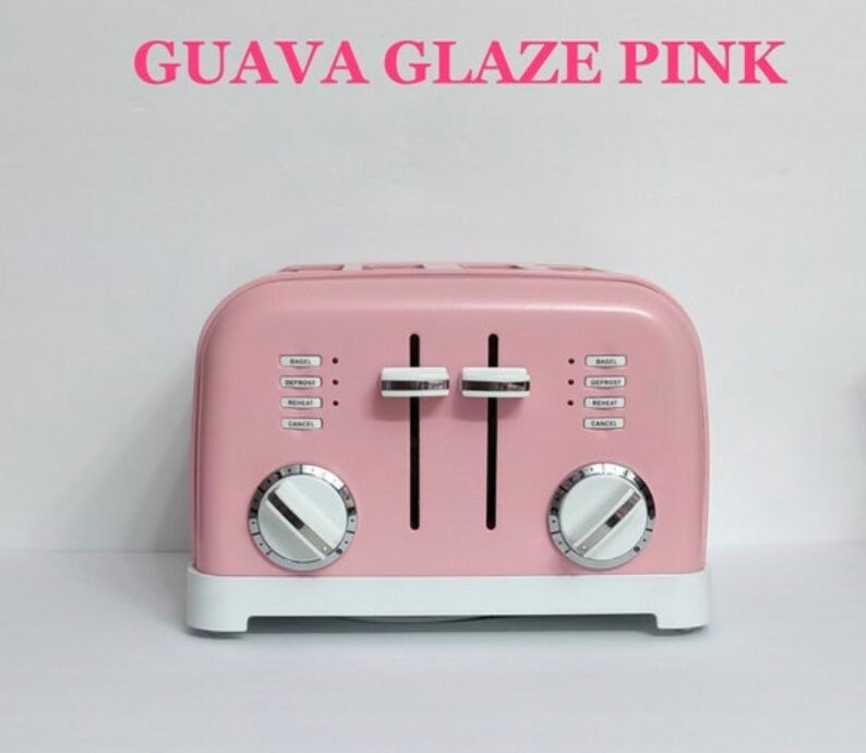 Pink Retro Style Cuisinart Toaster cuisinart Toaster 4 Slice Etsy