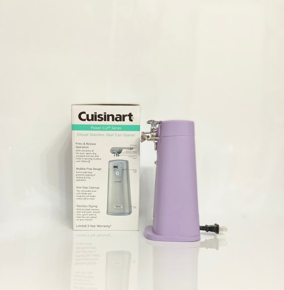 Lavender Cuisinart Deluxe Electric Can Opener , Cuisinart Deluxe