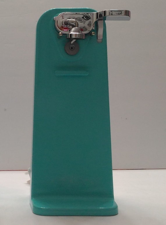 Turquoise Cuisinart Electric Tall Can Opener , Turquoise Kitchen , Retro Kitchen