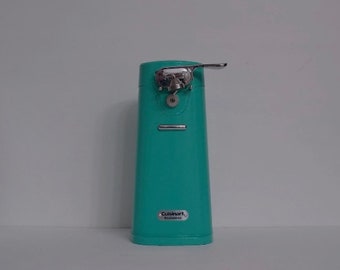 Turquoise Cuisinart Deluxe Electric Can Opener , Turquoise KitchenAid ,Turquoise Appliances, Heavy Duty Cuisinart Can Opener