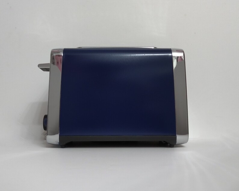 Navy Blue Retro Style Toaster Wide Slot Toaster Navy Blue Etsy