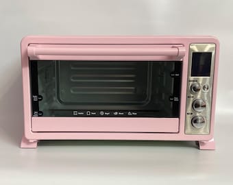 Pink Toshiba Convection Toaster Oven, Toshiba AC25CEW-SS Large Toaster Oven, Pink Kitchen Appliances, Pink Toshiba Appliances