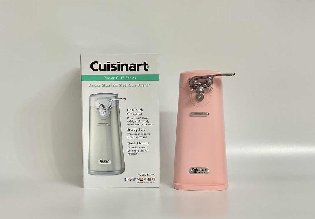 Light Blush Pink Cuisinart Electric Tall Can Opener, Pink Kitchenaid