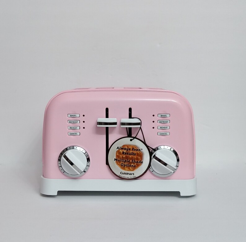 Pink Retro Style Cuisinart Toaster Cuisinart Toaster 4 Slice Etsy