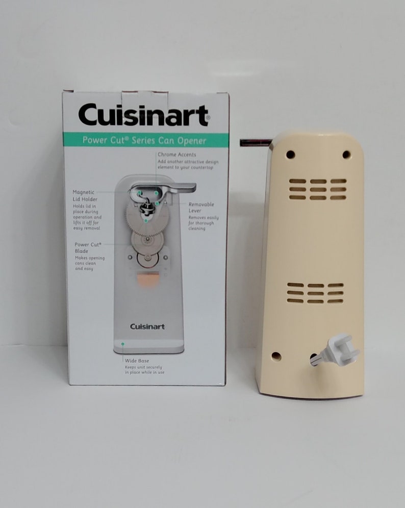 Smeg Cream Cuisinart Electric Tall Can Opener Cream Kitchen Etsy