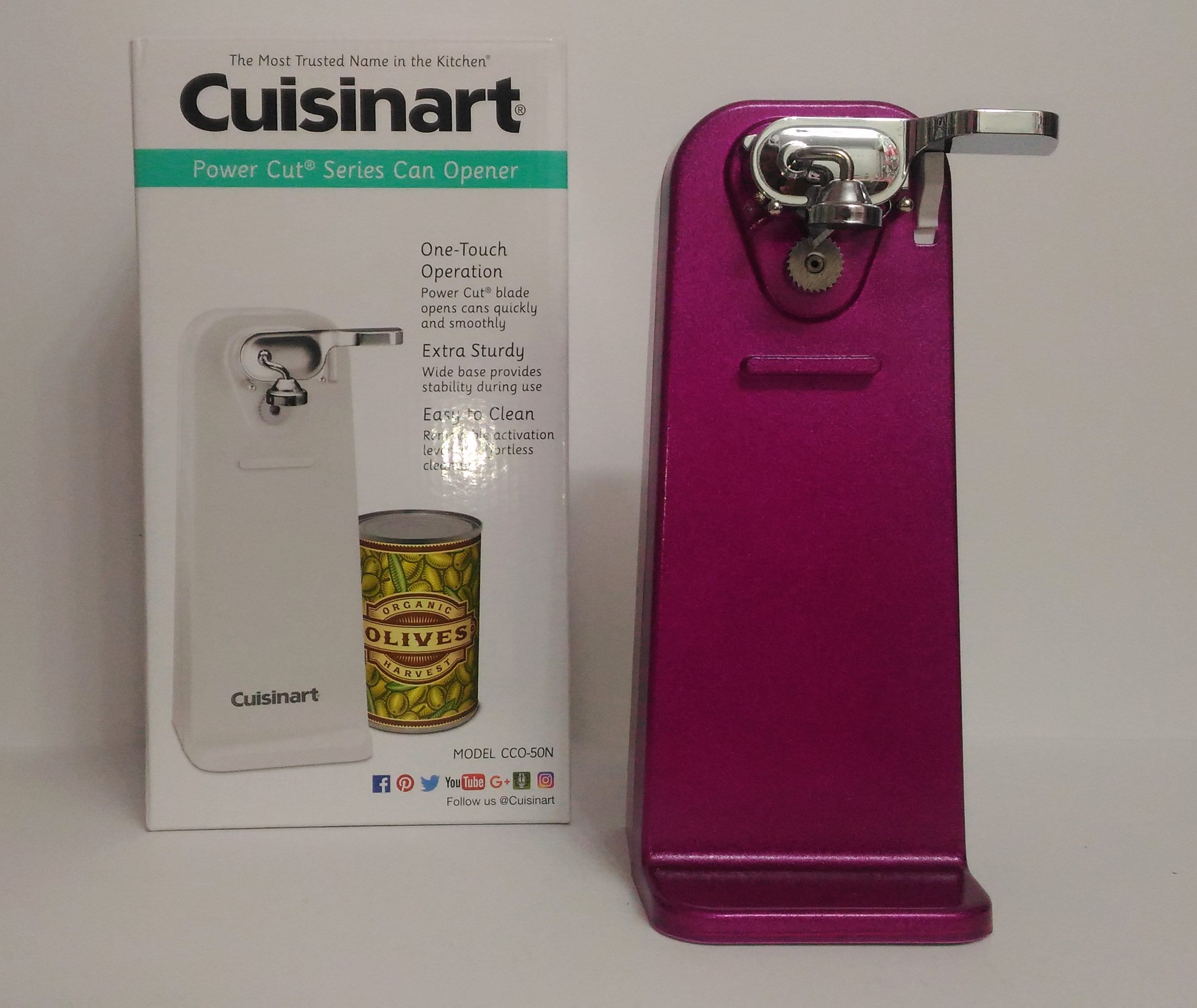 Pink Pearl Fantasy Cuisinart Electric Tall Can Opener, Pink Pearl Can Opener,  Cuisinart Can Opener, Iridescent Appliances, Pink Kitchen 