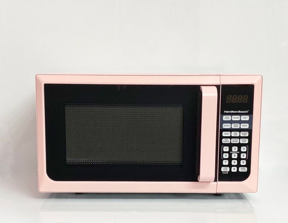 Light Blush Pink Hamilton Beach Microwave Oven, Light Blush Pink