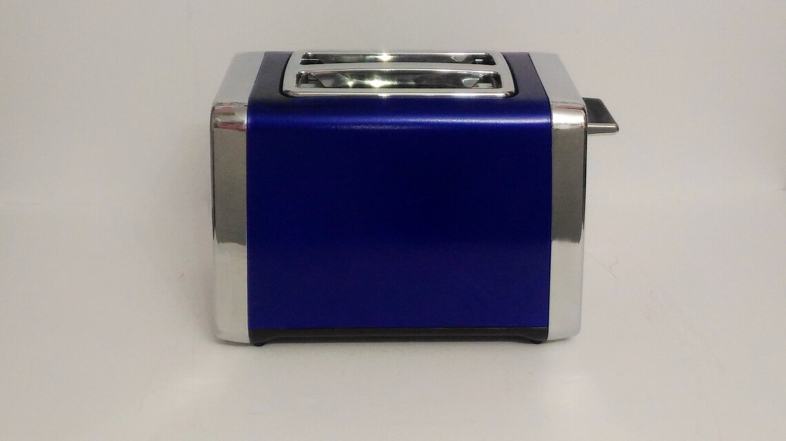 Cobalt Blue Retro Style Toaster wide Slot Toaster Cobalt Etsy