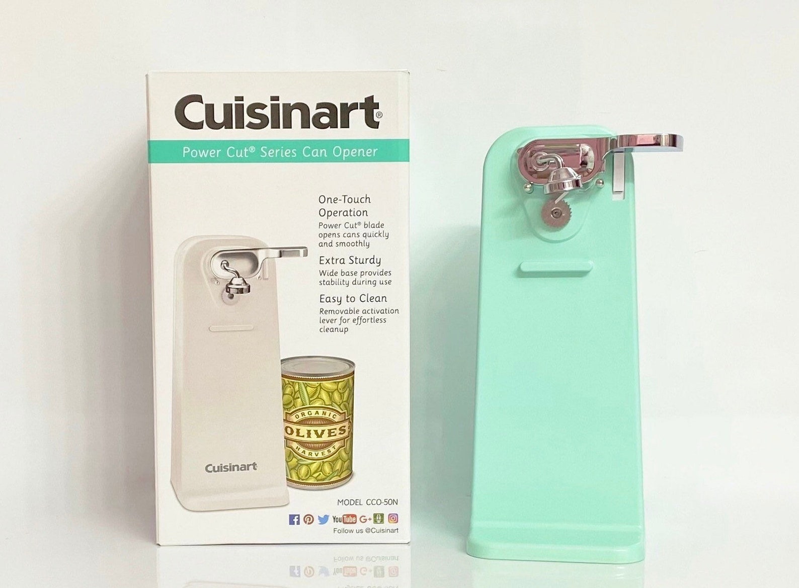 Mint Green Cuisinart Electric Tall Can Opener Oasis/mint Etsy