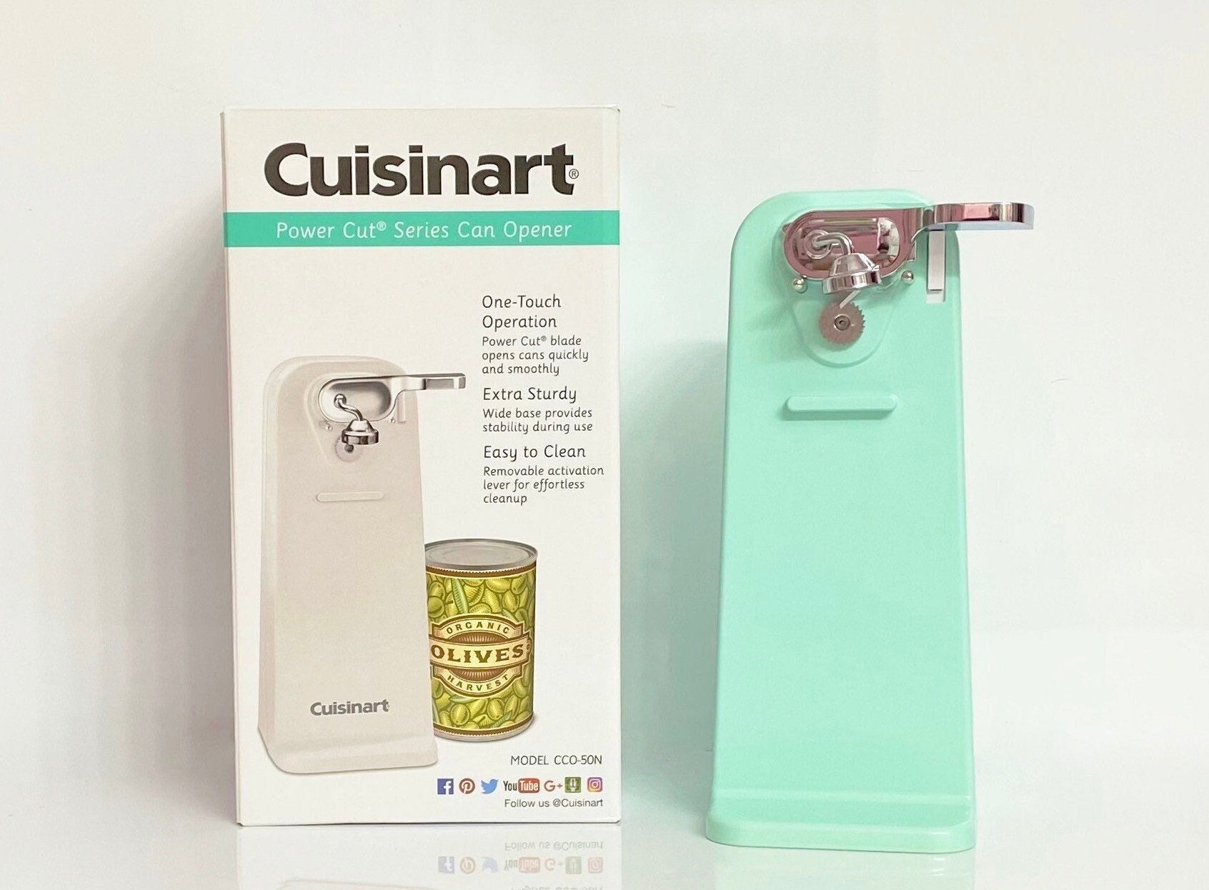 Hamilton Beach Extra-Tall Can Opener with Removable Cutting Lever