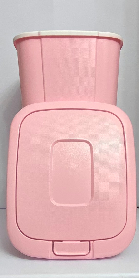 Pink 13.3 Gallon Hefty Trash Can, Pink Trash Can, Pink Garbage Can