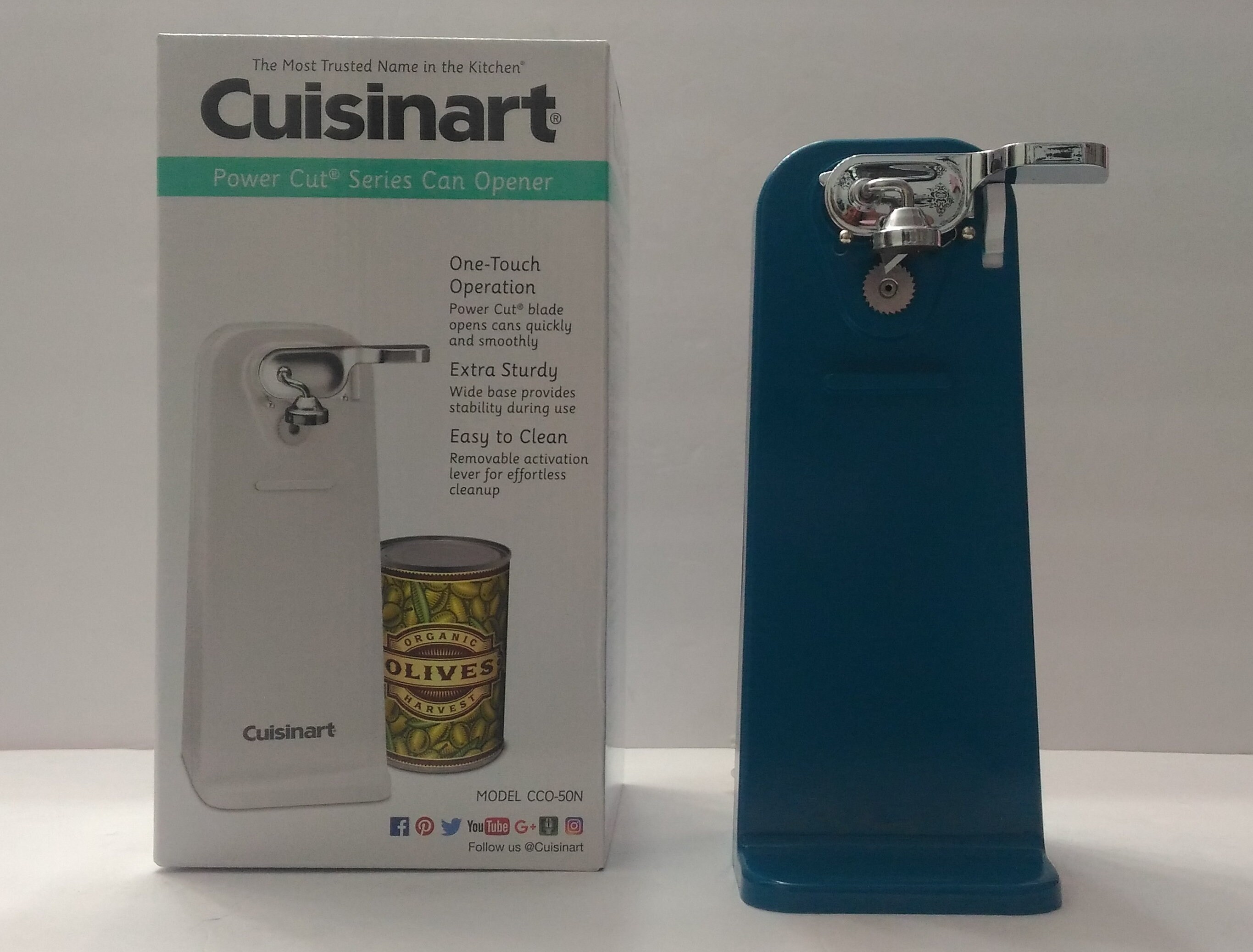 Cobalt Blue Cuisinart Deluxe Electric Can Opener ,cobalt Blue Kitchenaid  ,cobalt Blue Appliances, Heavy Duty Can Opener 