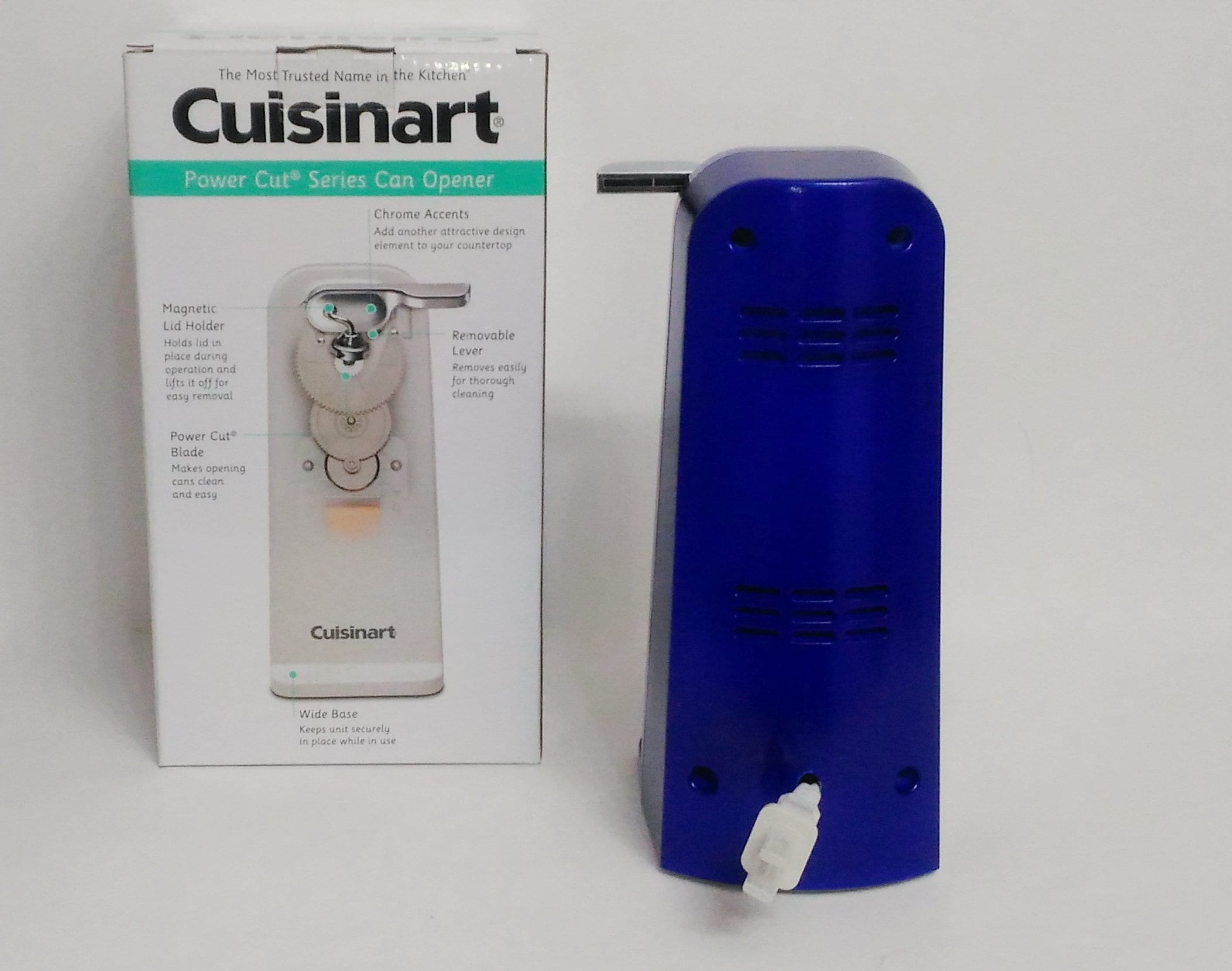 Cobalt Blue Cuisinart Electric Tall Can Opener , Cobalt Blue