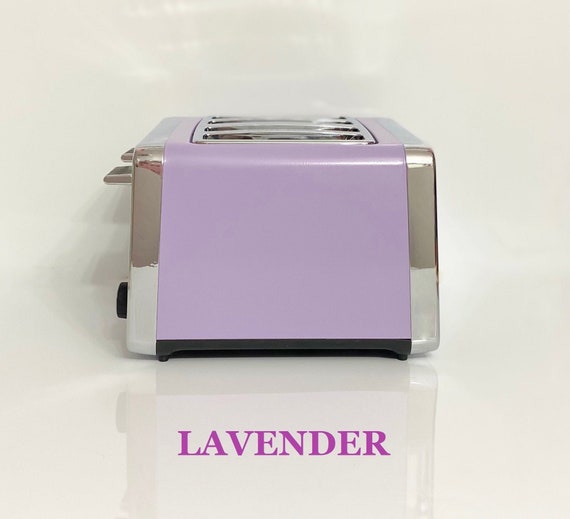 Lavender Retro Style Toaster, Lavender Toaster, 4 Slice Toaster
