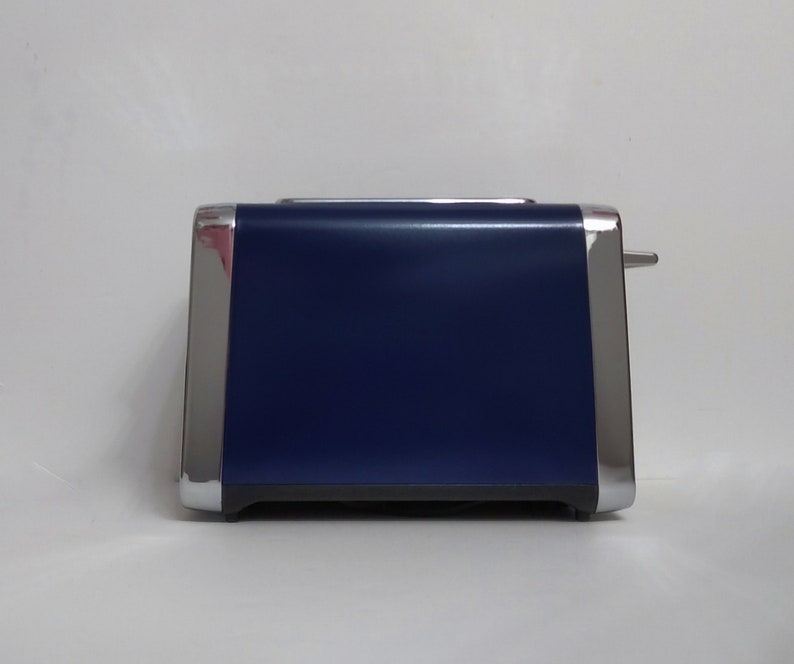 Navy Blue Retro Style Toaster Wide Slot Toaster Navy Blue Etsy