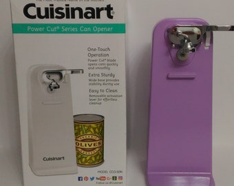 Lilac Cuisinart Electric Tall Can Opener , Lilac Retro Kitchen, Shabby Chic Kitchen, Lilac Can Opener, Lavender Can Opener