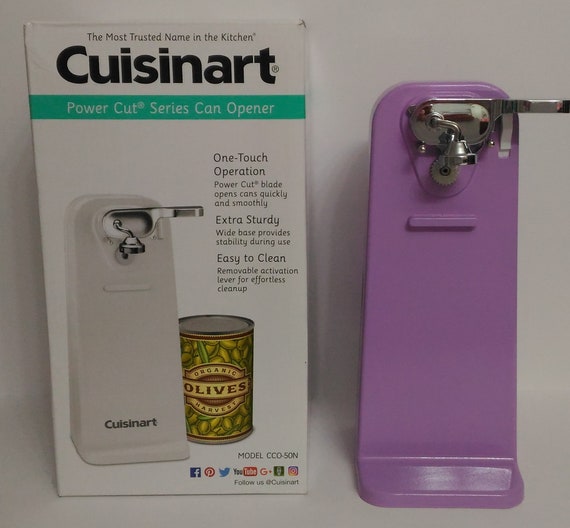 Lavender Cuisinart Deluxe Electric Can Opener , Cuisinart Deluxe