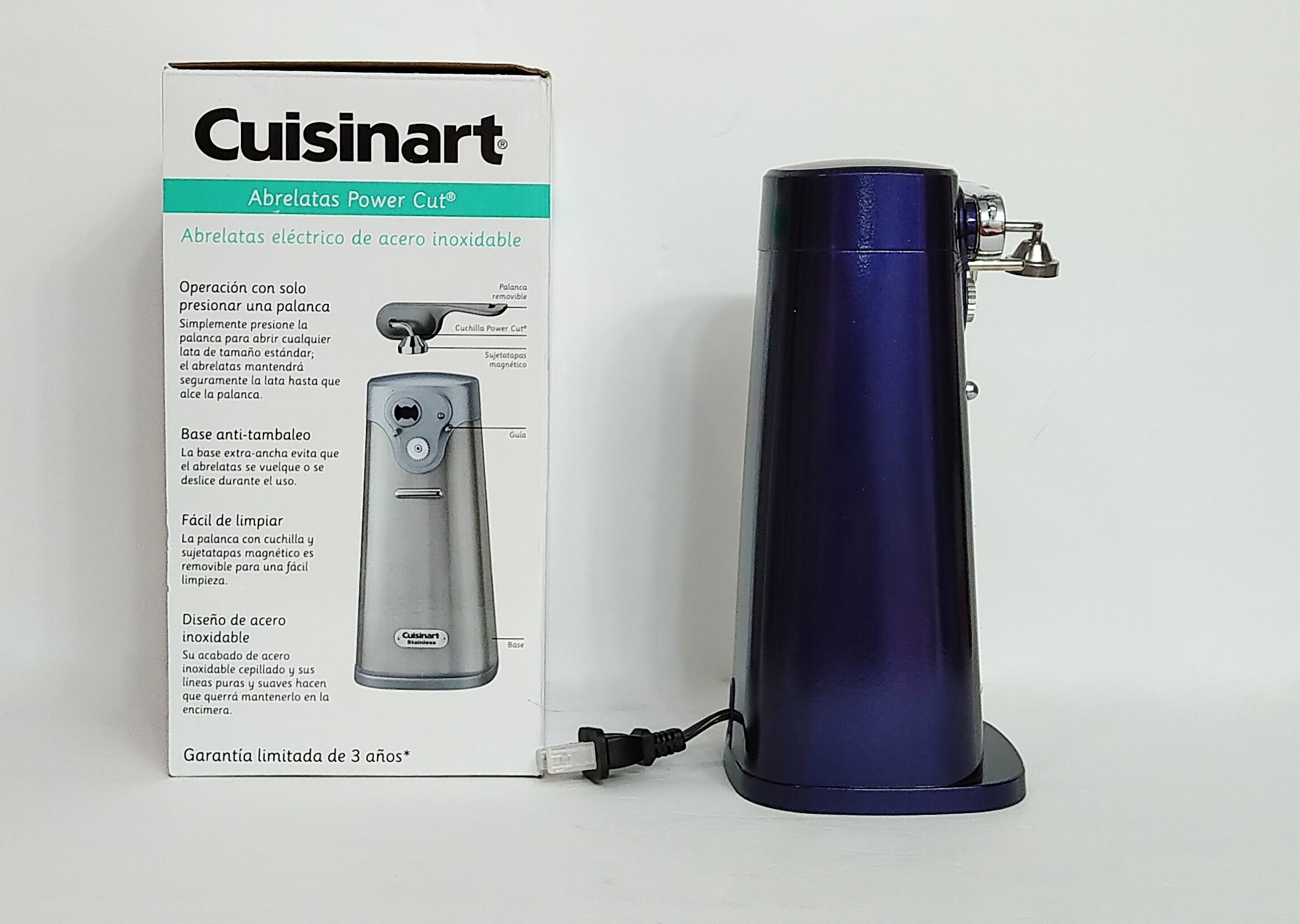 Dark Blue Cuisinart Electric Tall Can Opener , Dark Blue Kitchenaid , Dark  Blue Kitchen Appliances, Dark Blue Can Opener 