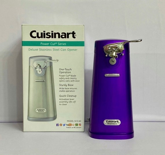 Lavender Cuisinart Deluxe Electric Can Opener , Cuisinart Deluxe