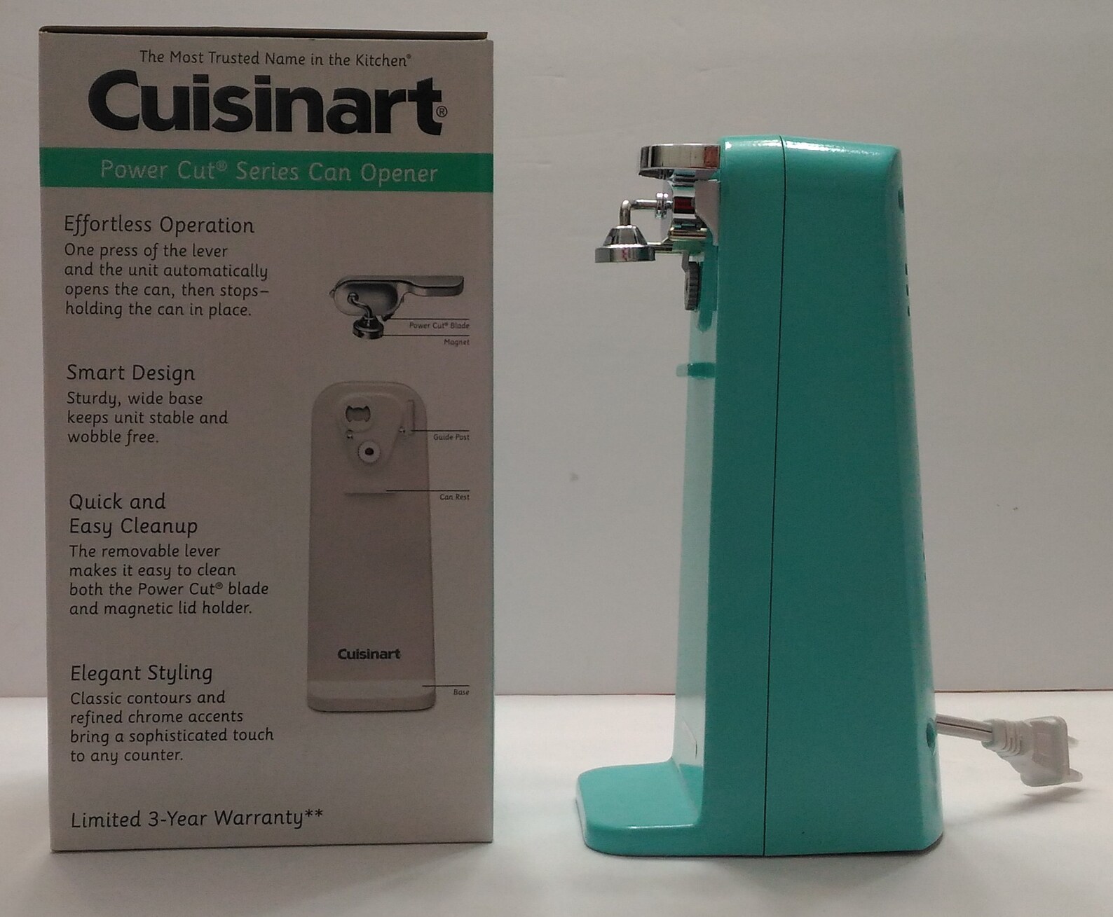 Turquoise Cuisinart Electric Tall Can Opener Turquoise Etsy Norway
